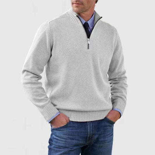 Matthew | Elegancki Pulower Męski z Półzamkiem