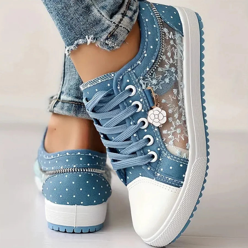ROZALINA | Eleganckie Koronkowe Sneakersy