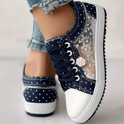 ROZALINA | Eleganckie Koronkowe Sneakersy