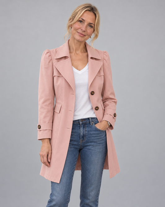 Selvia – Elegancki płaszcz vintage