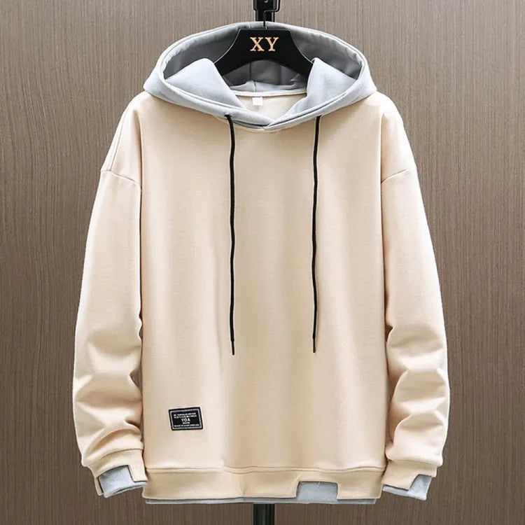 Jens | Męski dwukolorowy casualowy hoodie