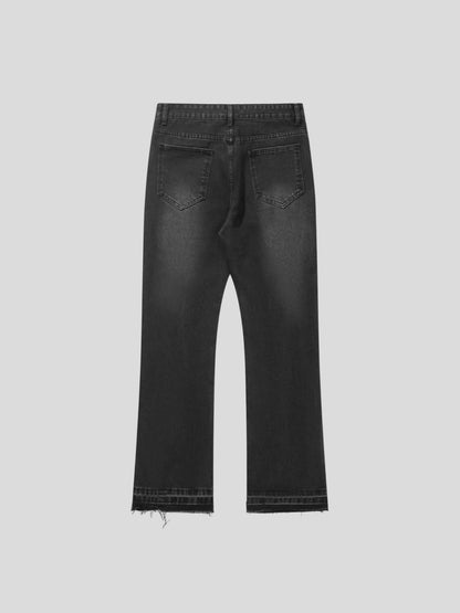 Maxi Flared jeans zwart