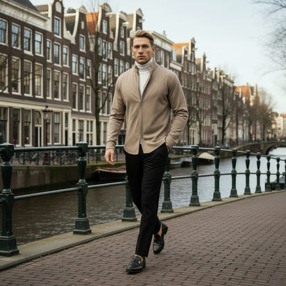 Robert Premium Vest met Kraag