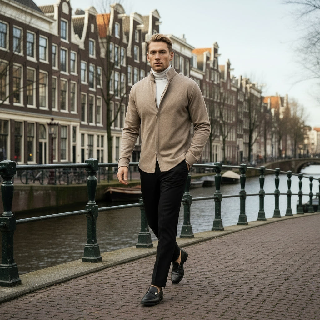 Robert Premium Vest met Kraag