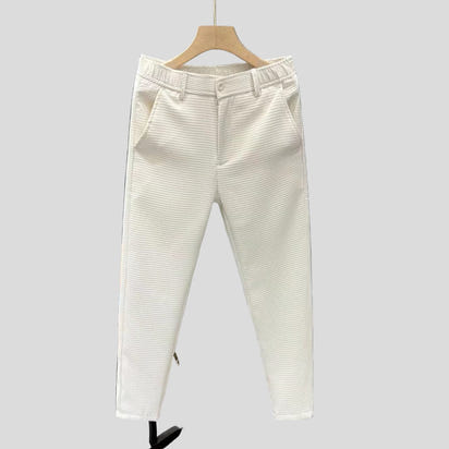 Noir Waffle Knit Broek