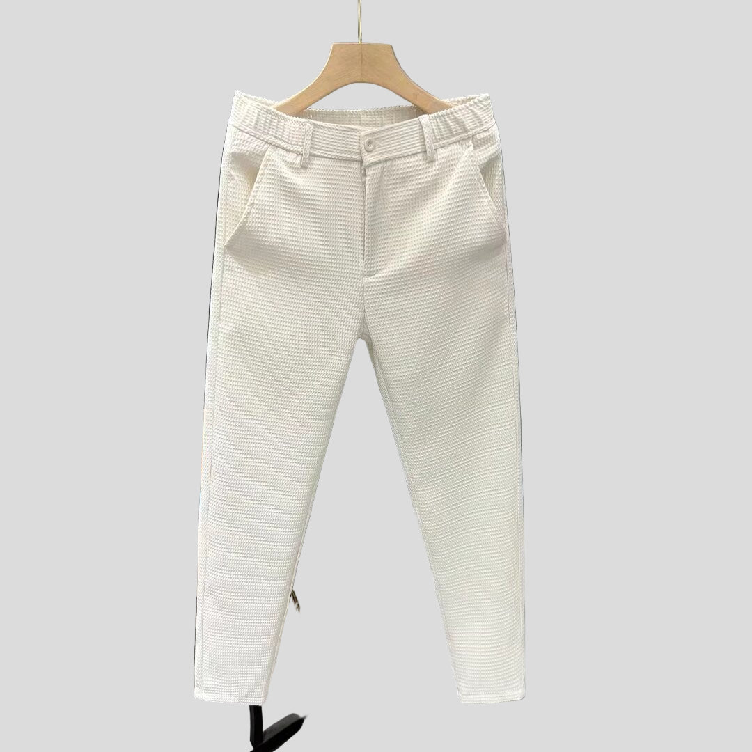 Noir Waffle Knit Broek