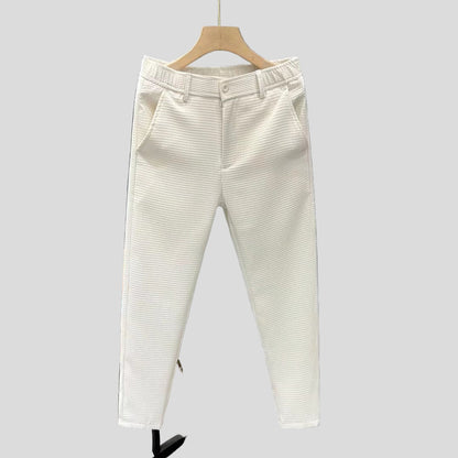 Noir Waffle Knit Broek