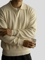 Bruno Gebreide Polo Sweater