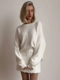 <font dir="auto" style="vertical-align: inherit;"><font dir="auto" style="vertical-align: inherit;">Op voorraad - 2024 AliExpress bestseller comfortabele en warme effen gebreide jacquard trui met ronde hals</font></font>