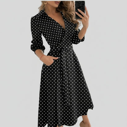 Gigi Midi Jurk met Overslag