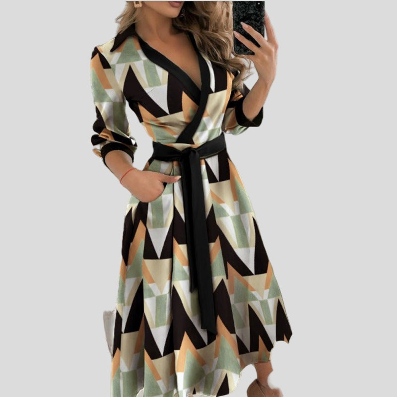 Gigi Midi Jurk met Overslag