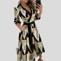 Gigi Midi Jurk met Overslag