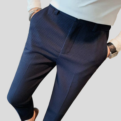 Noir Waffle Knit Broek