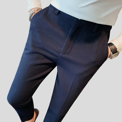 Noir Waffle Knit Broek