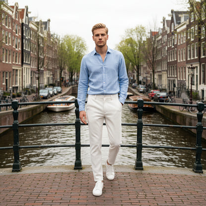 Noir Waffle Knit Broek