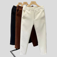 Noir Waffle Knit Broek