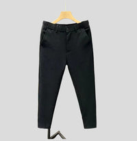 Noir Waffle Knit Broek