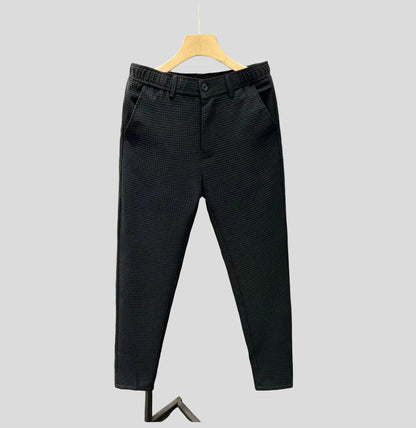Noir Waffle Knit Broek
