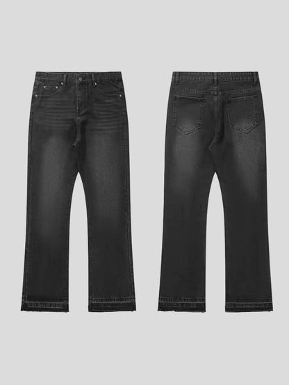 Maxi Flared jeans zwart