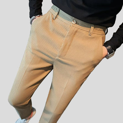 Noir Waffle Knit Broek