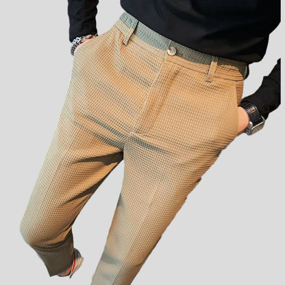 Noir Waffle Knit Broek