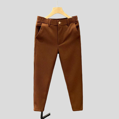 Noir Waffle Knit Broek