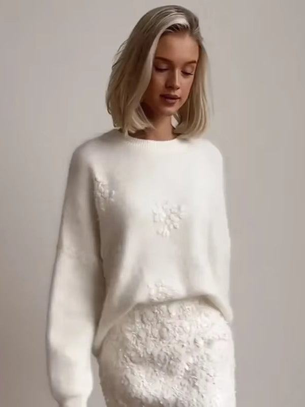 <font dir="auto" style="vertical-align: inherit;"><font dir="auto" style="vertical-align: inherit;">Op voorraad - 2024 AliExpress bestseller comfortabele en warme effen gebreide jacquard trui met ronde hals</font></font>