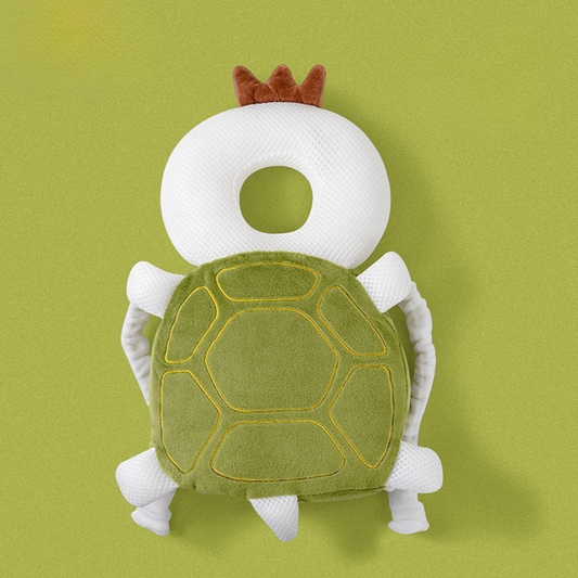 Poduszka ochronna na główkę — plecak dla raczkujących dzieci 🐢