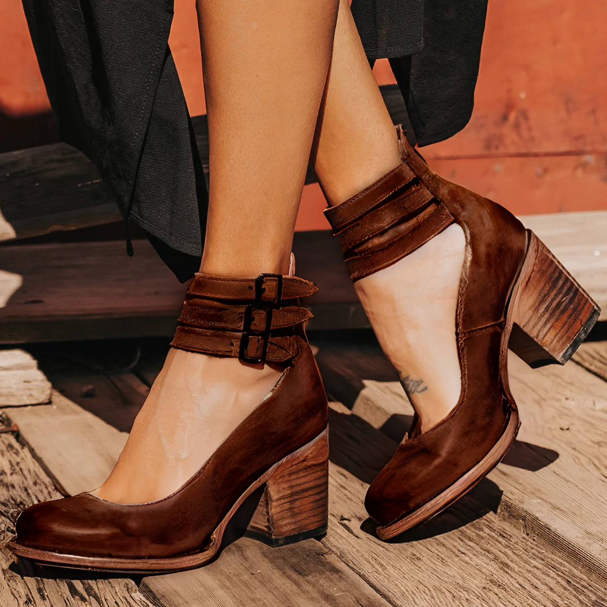 POLA | Eleganckie Botki Western Chic