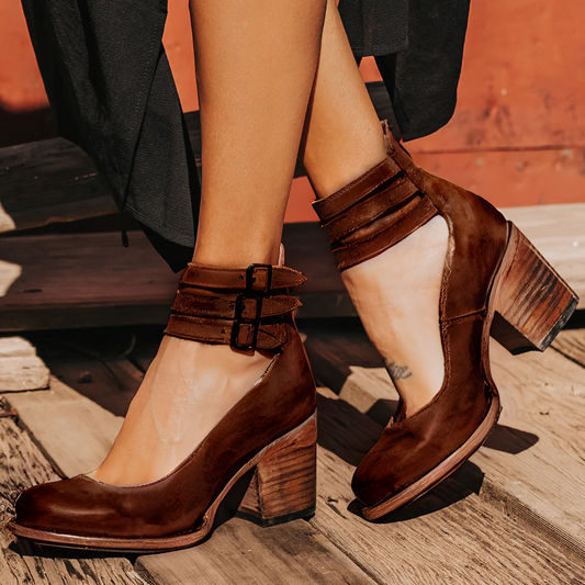 POLA | Eleganckie Botki Western Chic