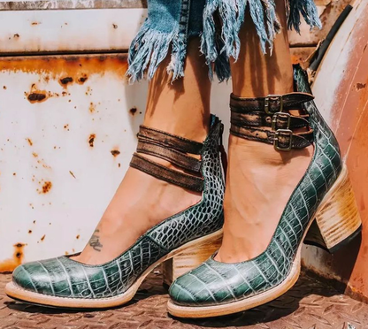 POLA | Eleganckie Botki Western Chic