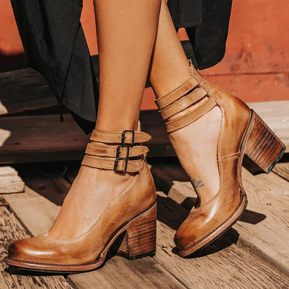 POLA | Eleganckie Botki Western Chic