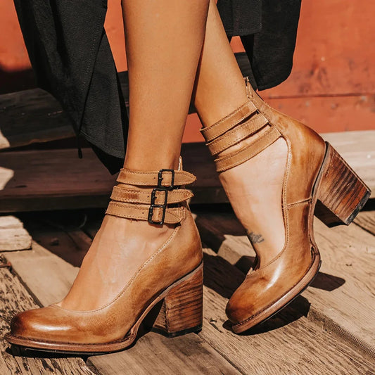 POLA | Eleganckie Botki Western Chic