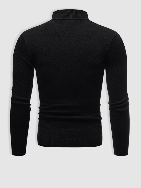Alexander | Sweter z Golfem Slim-Fit na Zimę