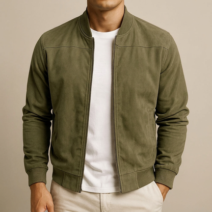 Adrian – Zamszowa kurtka bomber premium