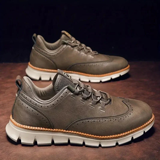 Tamás | MĘSKIE TRENDY JEDNOLITE SNEAKERY