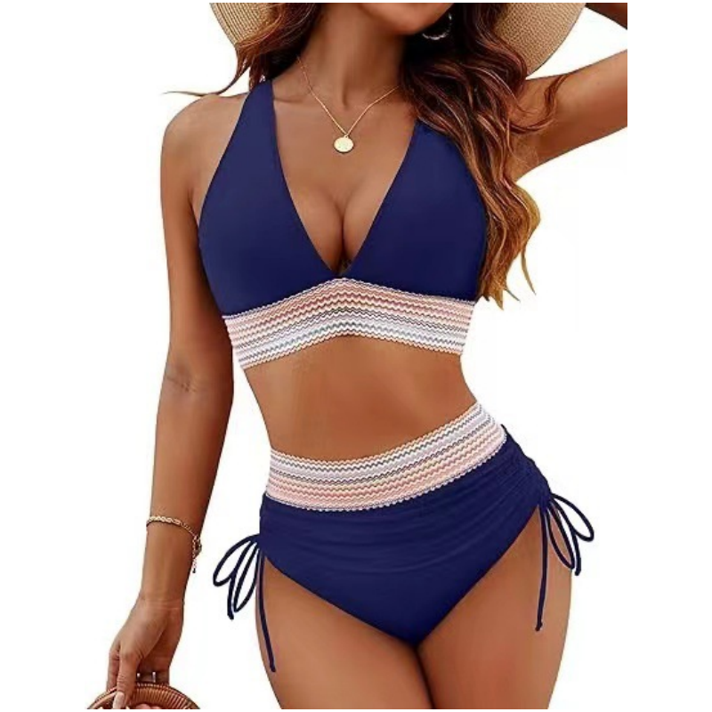 Livia | Komplet Bikini z Wysokim Stanem i Efektem Modelującym