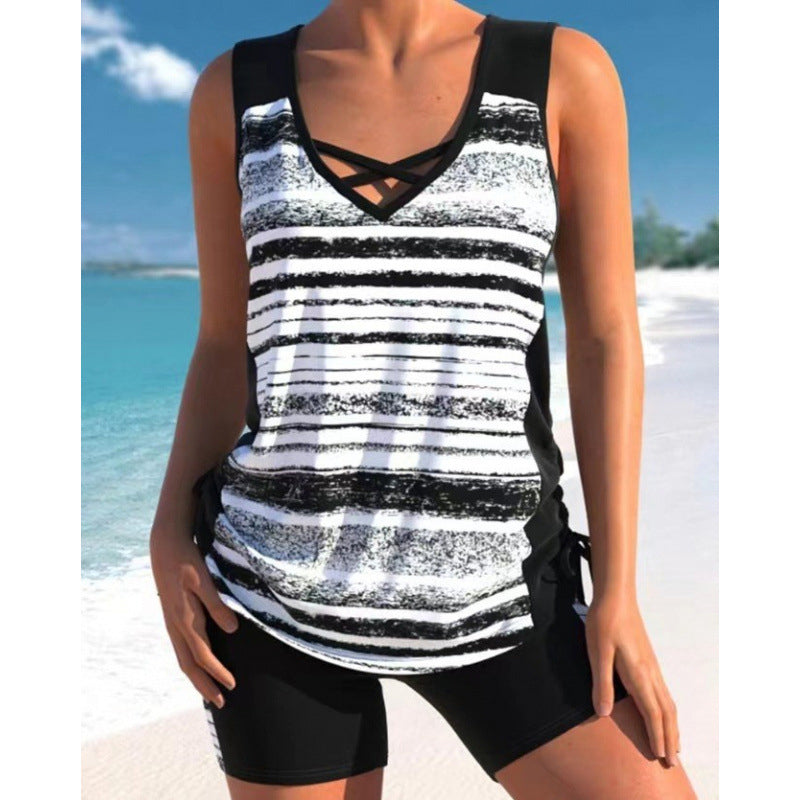 Daria | Dwuczęściowe Bikini z Wysokim Stanem na Plażę